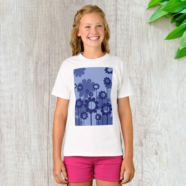 Camiseta Flores moradas (Subido por el creador)