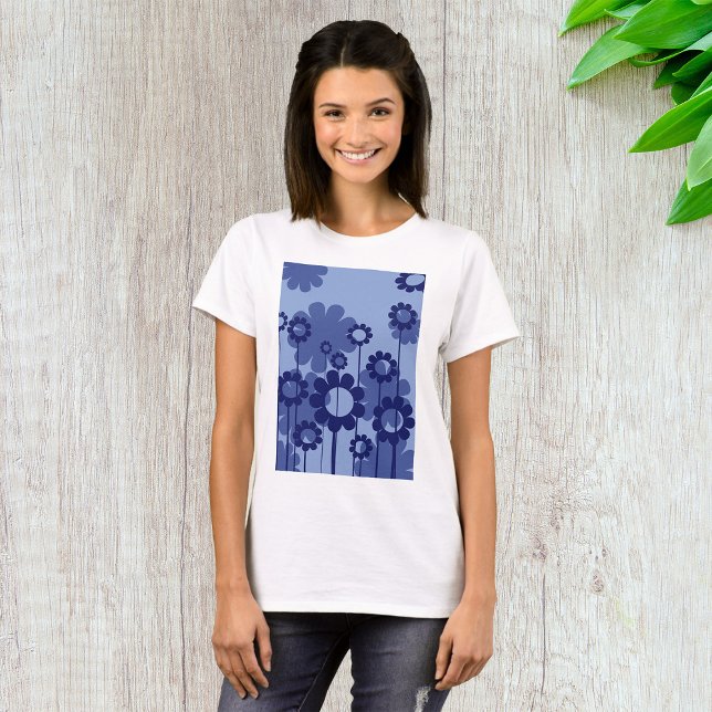 Camiseta Flores moradas (Subido por el creador)