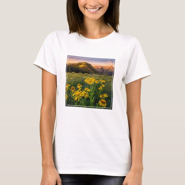 Camiseta Flores | Mountain Meadow Crested Butte Colorado (Anverso)