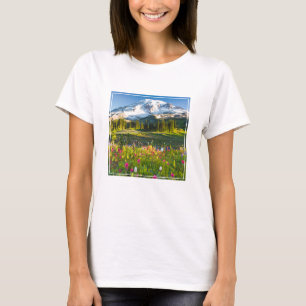 Camiseta Flores   Mt. Rainier Wildflowers