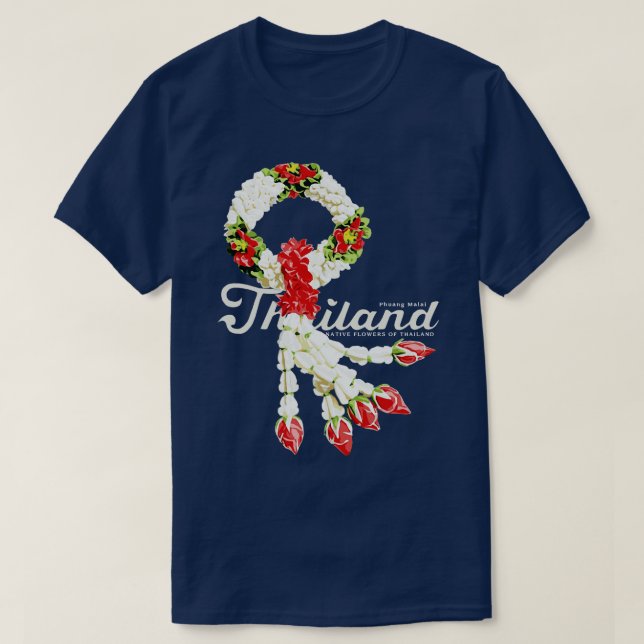 Camiseta Flores nativas de Tailandia (Diseño del anverso)