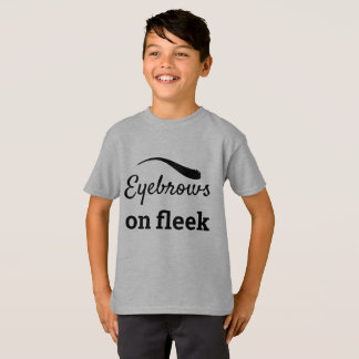 Camiseta Flores negras sobre niños de moda y sin ley
