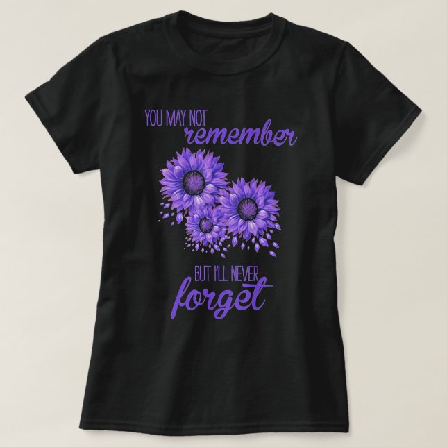 Camiseta Flores Nunca Olvidamos El Regalo De Conciencia Sob (Diseño del anverso)