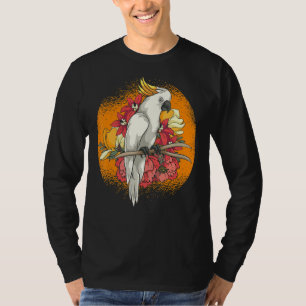 Camiseta Flores Pájaros Pájaros Tropicales Pájaros Pórticos