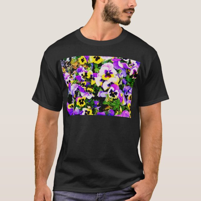 Camiseta flores panantes (Anverso)