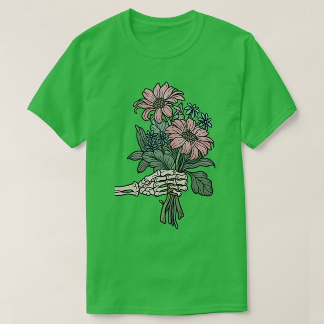Camiseta Flores para ti (Diseño del anverso)