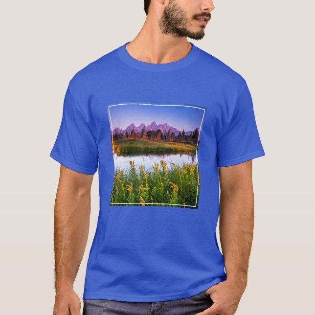 Camiseta Flores | Parque nacional del Gran Tetón, Wyoming (Anverso)