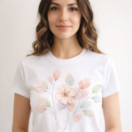Camiseta Flores Pastel Perfectas