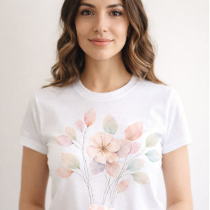 Camiseta Flores Pastel Perfectas