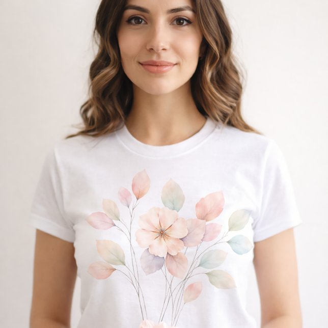 Camiseta Flores Pastel Perfectas (Subido por el creador)
