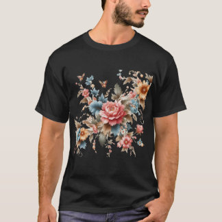 Camiseta Flores | | Patrón de flor || Flor silvestre || flo