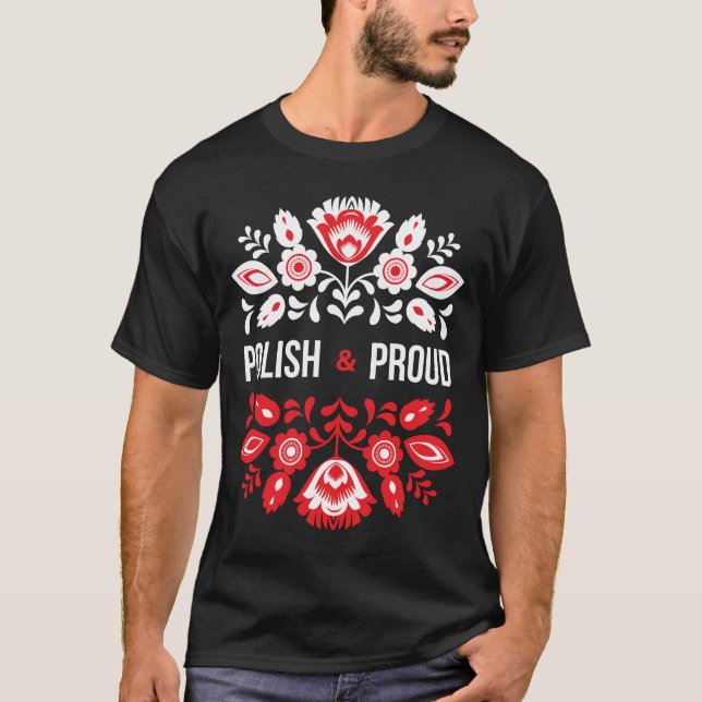 Camiseta Flores polacas y orgullosas de Polonia Polska (Anverso)