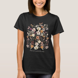 Camiseta Flores Presionadas Flores silvestres Nombre Cottag