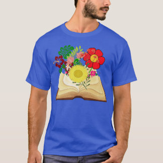 Camiseta Flores que crecen del Feliz Día de los Amantes del