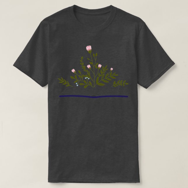 Camiseta Flores que crecen del Libro 1 (Diseño del anverso)