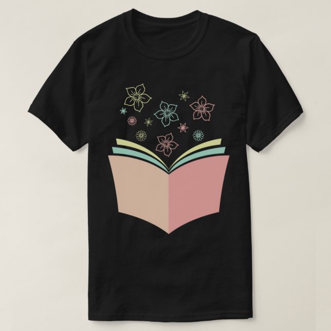 Camiseta Flores Que Crecen Del Libro 49 1 (Diseño del anverso)