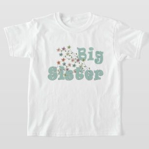 Camiseta Flores Retro Grande