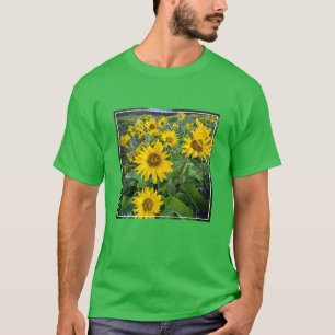 Camiseta Flores   Río Columbia Balsomroot, Oregón