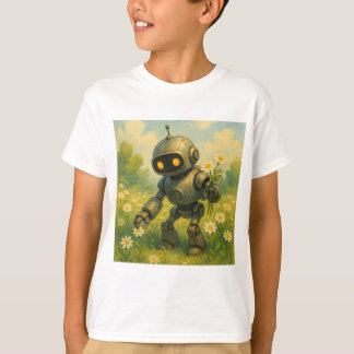 Camiseta Flores Robot Picking