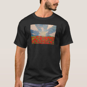 Camiseta Flores rojas