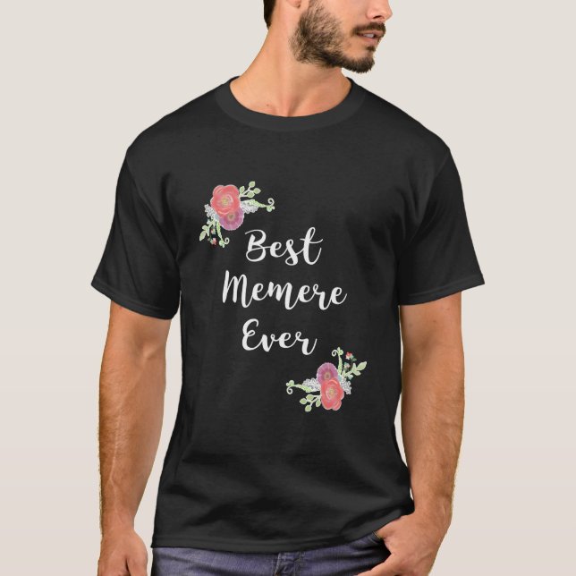Camiseta Flores rosa Floral mejor recuerdo de la historia (Anverso)