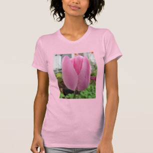 Camiseta Flores Rosa Flores Florales Tulipanes Jardín T Cam