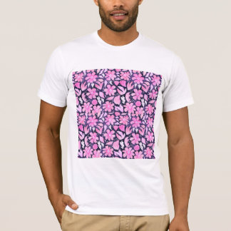 Camiseta Flores rosas