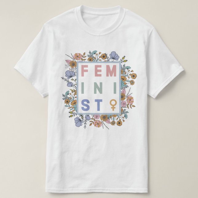 Camiseta Flores salvajes (Diseño del anverso)