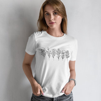 Camiseta Flores salvajes dulces
