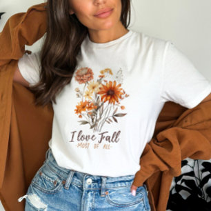 Camiseta Flores salvajes en otoño