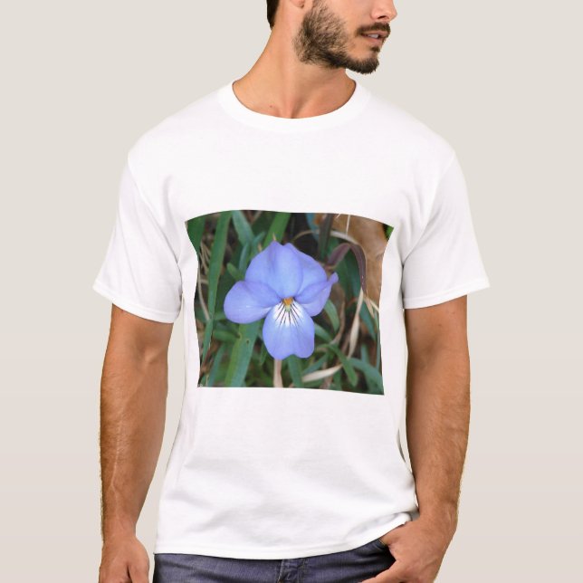 Camiseta Flores salvajes Regalos de aguas termales violetas (Anverso)
