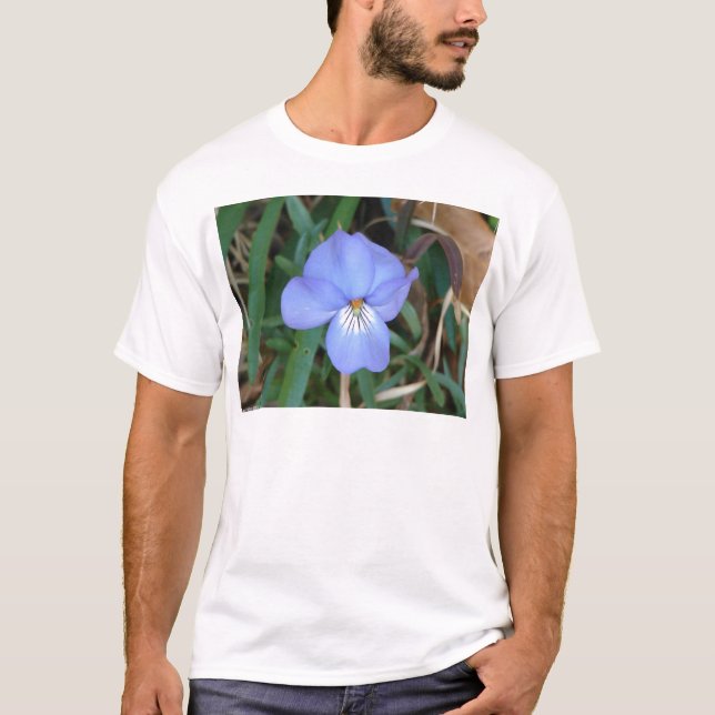 Camiseta Flores salvajes Regalos de aguas termales violetas (Anverso)