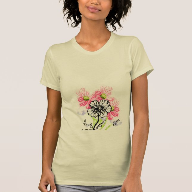 Camiseta : Flores Silvestres (Anverso)