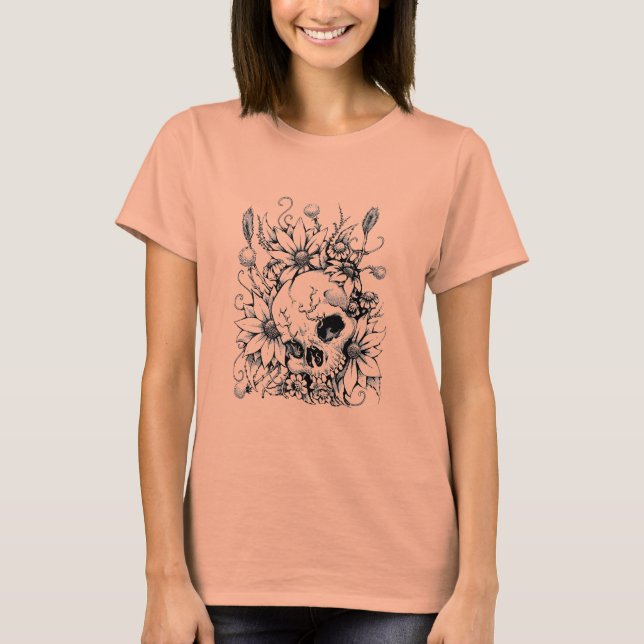 Camiseta Flores silvestres (Anverso)