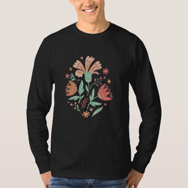 Camiseta Flores silvestres (Anverso)