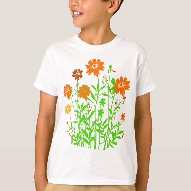 Camiseta Flores silvestres-79156 (Anverso)