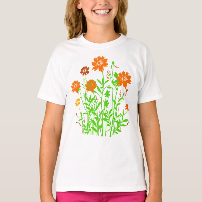 Camiseta Flores silvestres-79156 (Anverso)