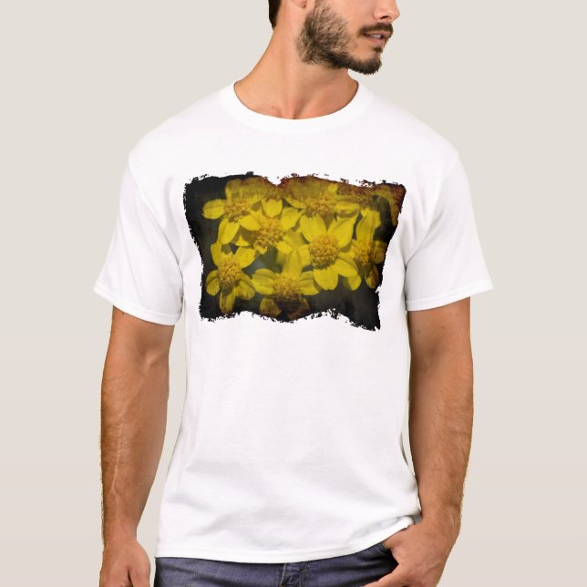 Camiseta Flores silvestres amarillas (Anverso)