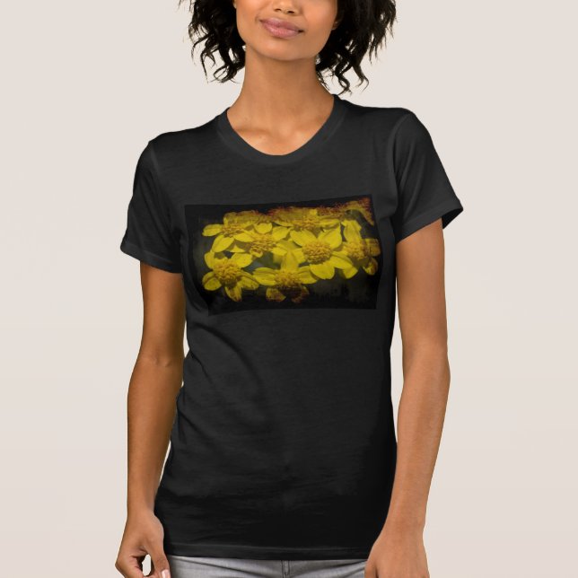 Camiseta Flores silvestres amarillas (Anverso)