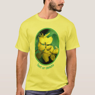 Camiseta Flores silvestres amarillas personalizadas