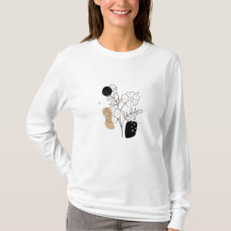 Camiseta Flores silvestres botánicas boho Floral Graphic