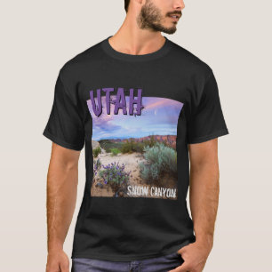 Camiseta Flores silvestres de cañón de nieve Utah