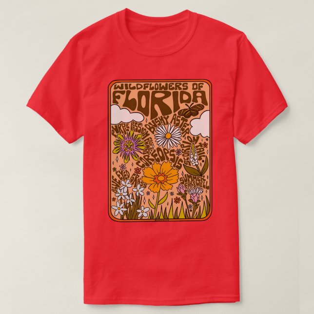 Camiseta Flores silvestres de Florida (Diseño del anverso)