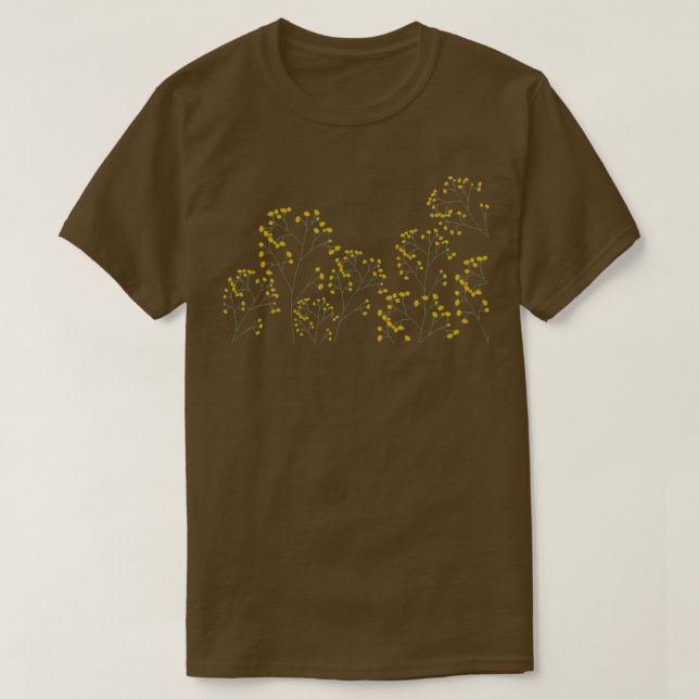 Camiseta Flores silvestres de knockoff en crecimiento (Diseño del anverso)