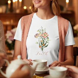 Camiseta Flores silvestres fe
