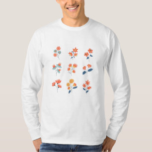 Camiseta Flores silvestres Flores botánicas