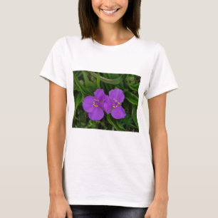 Camiseta Flores silvestres Fucsia Spiderwort Regalos de Hot