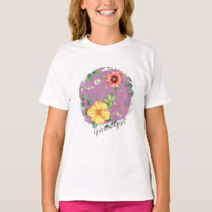 Camiseta Flores silvestres para dibujos de pollo o de cosec