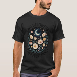 Camiseta Flores silvestres sobre todo floral de flores silv