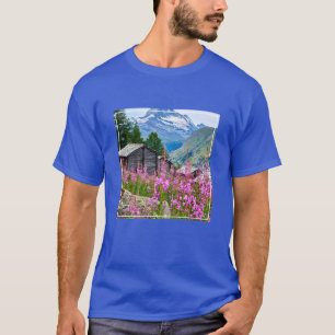 Camiseta Flores Summer Matterhorn Suiza